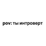 Pov: Ты Интроверт