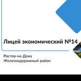 МАОУ «Лицей экономический №14»