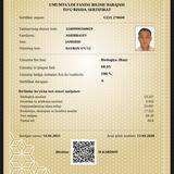 Биология-ДТМ-СЕРТИФИКАТ Ashirbaev
